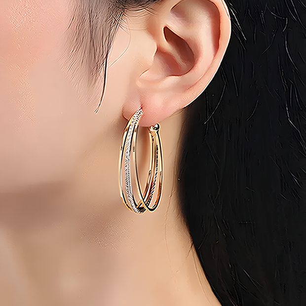 orecchini luccicanti moissanite da donna a donna